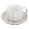 Filiżanka i spodek SILVA 250ml GREY RAVI